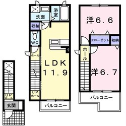 メゾン花園Ⅱの物件間取画像